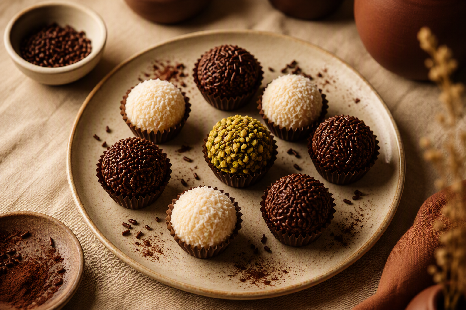Brigadeiros gourmet artesanais